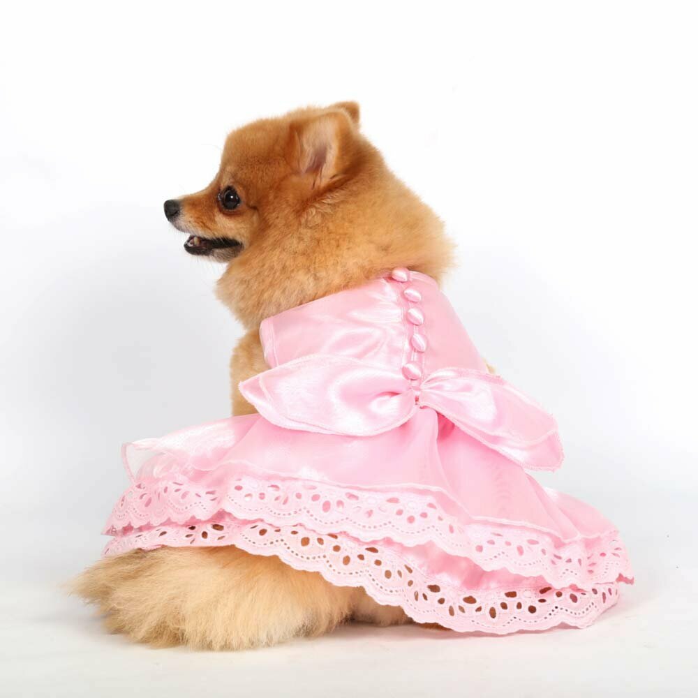 Obleka za psa - rožnata barva