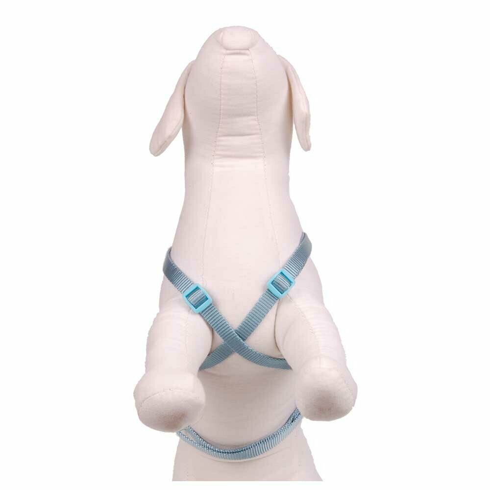GogiPet® svetlo modra oprsnica z nahrbtnikom za psa - preprosto oblačenje