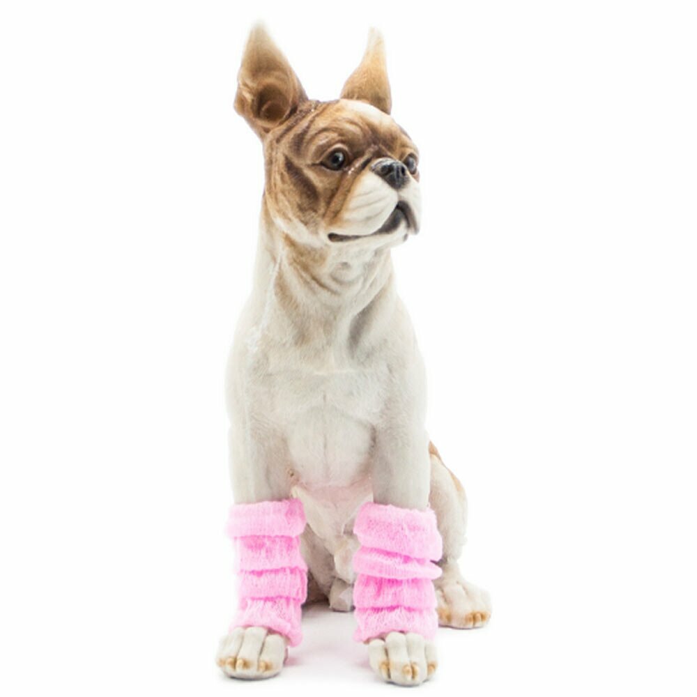 Zaščitne gamaše za pse Pink Lily za obolele sklepe