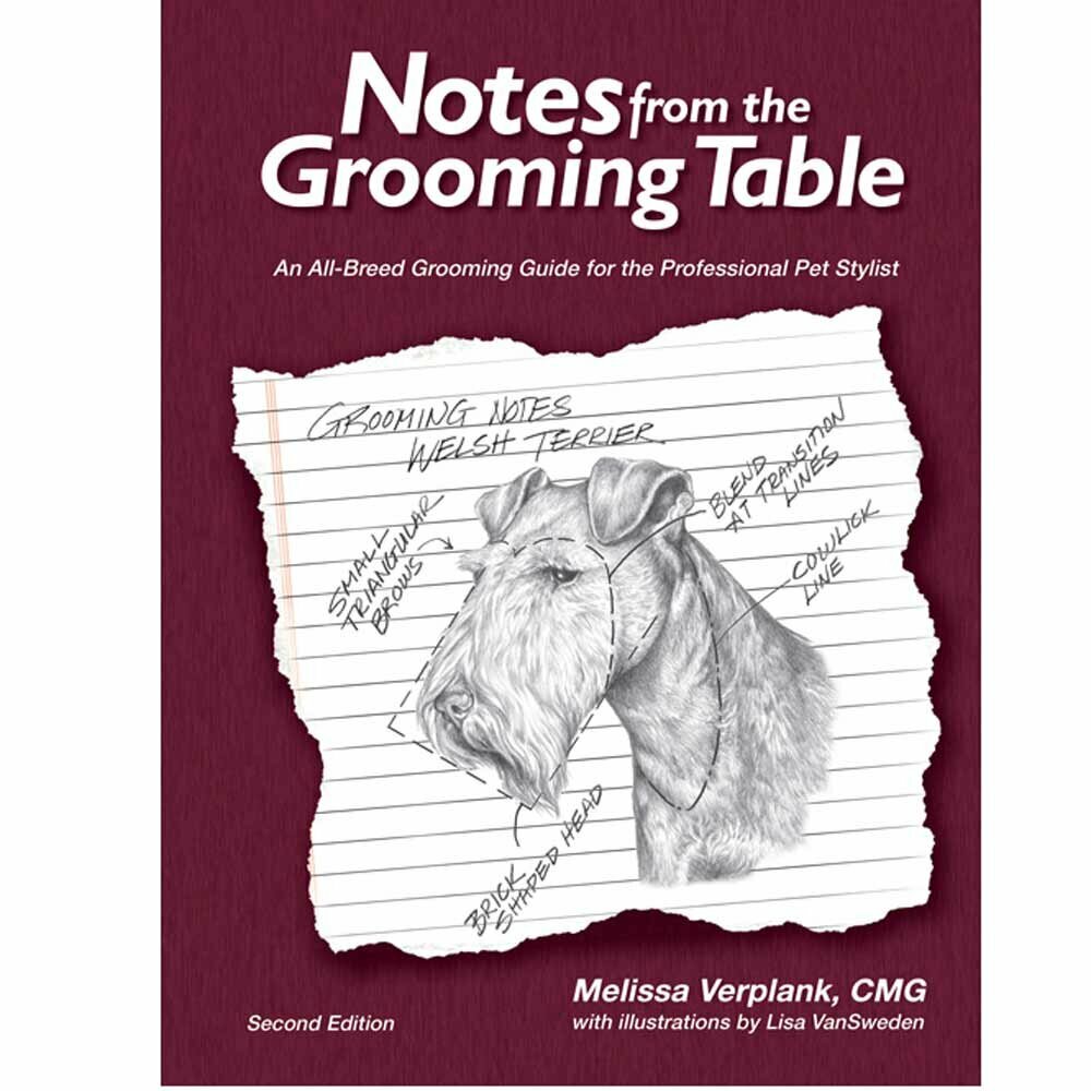 Notes from the Grooming Table - angleška knjiga o negi in striženju posv - dvojna izdaja z več kot 200 pasmami psov