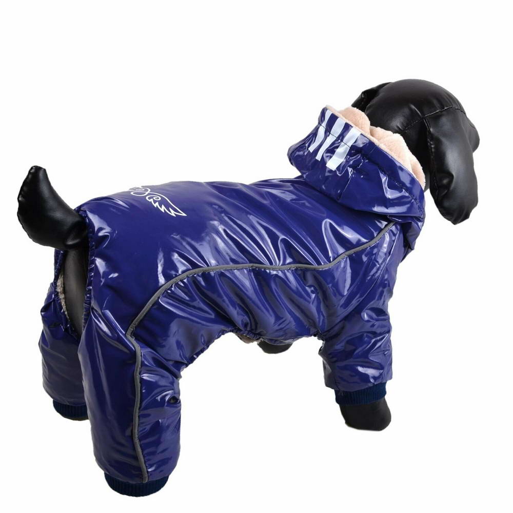 GogiPet zimsko oblačilo za psa "Jacop" - modra barva