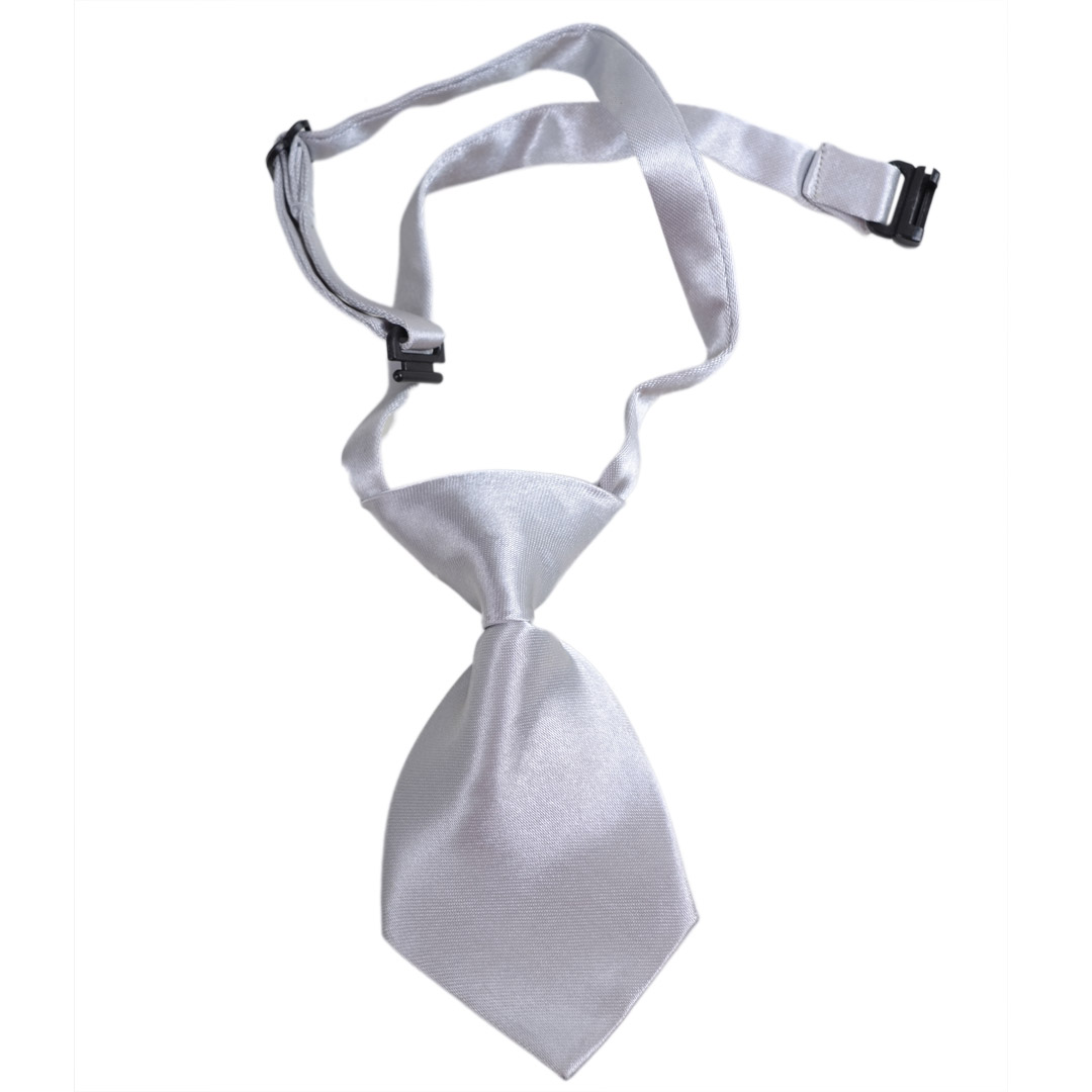 GogiPet® siva kravata za pse "Lavendel"