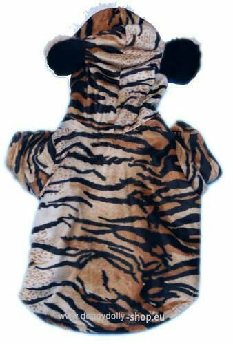 Topla oblačila za pse - DoggyDolly plašč "Tiger"  