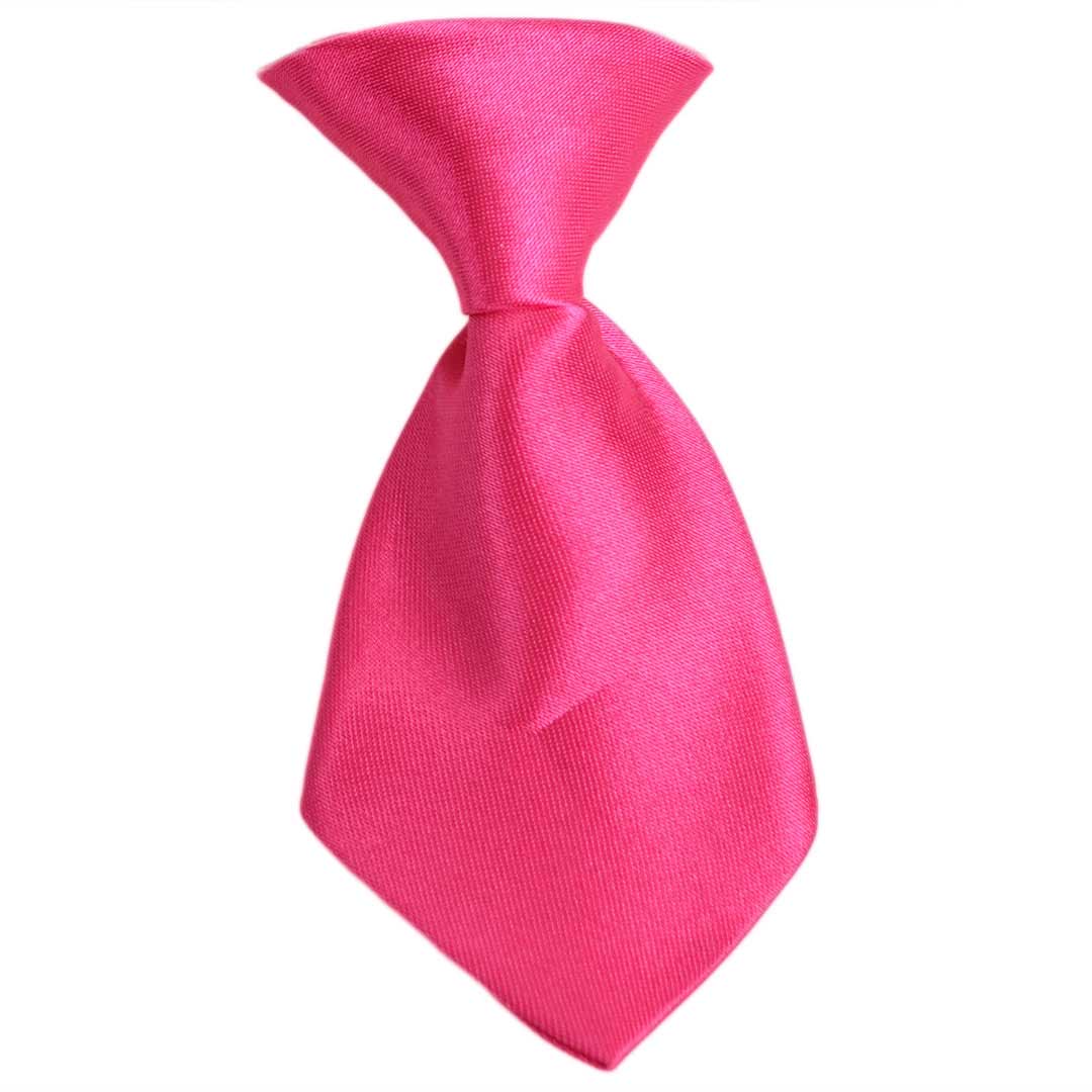 Svilena, pink kravata za pse "Lavendel"