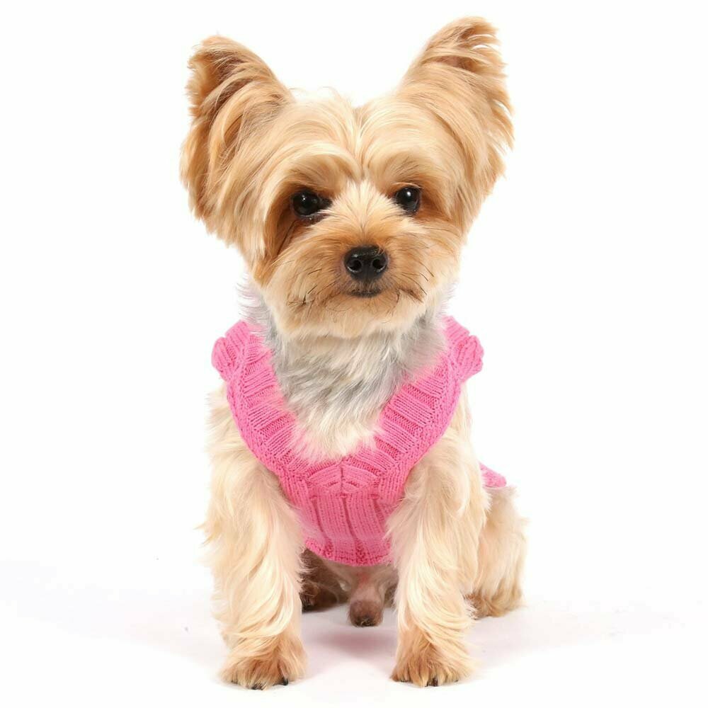 Pulover za pse - pink oblačila za pse