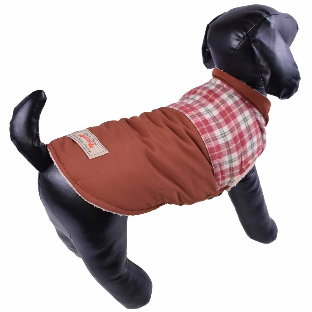 Zimska jakna za psa "Bobi" - rjava barva