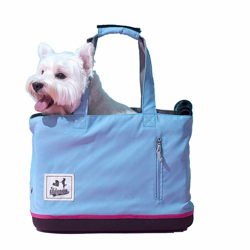 Lahka torba za pse - modra barva