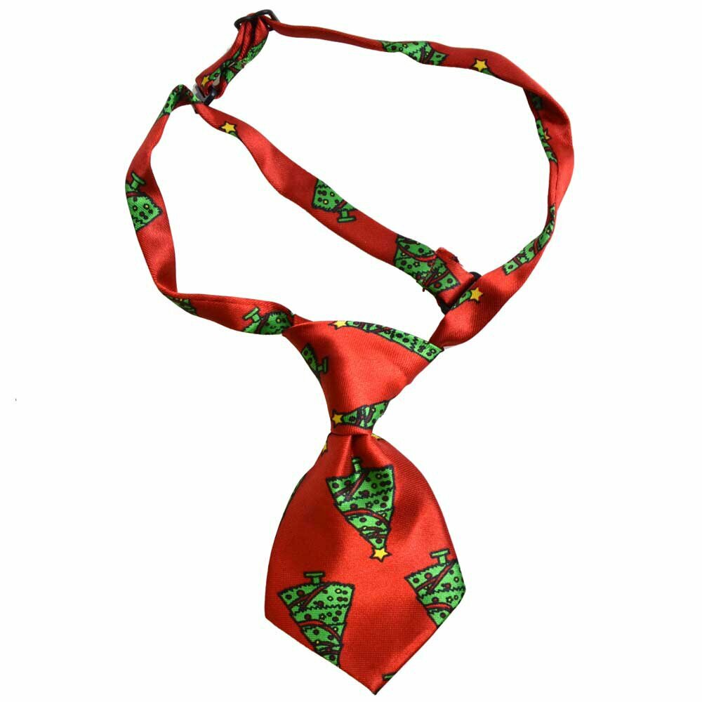 Božična kravata za pse iz kolekcije GogiPet - model Zelena jelka