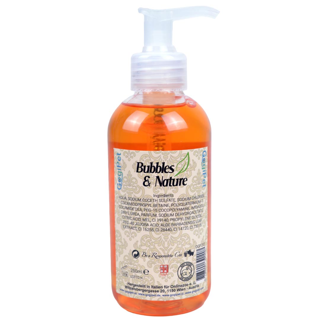 GogiPet Bubbles & Nature šampon za mačke - surovinska sestava