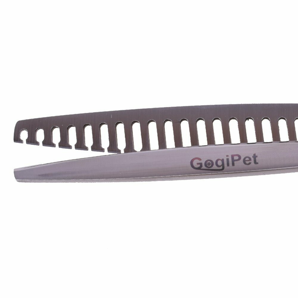 GogiPet® enostranske efilirke za striženje psov so izdelane iz japnskega jekla - 18 cm / 20 zob