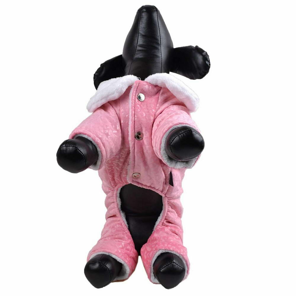 Zimski komplet za pse "Sofia" - rožnata barva, udobno nošenje