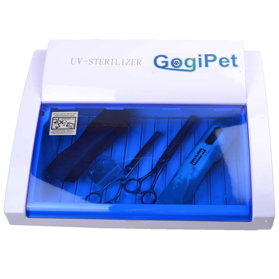 GogiPet Sterilizator za salone - modro bela barva
