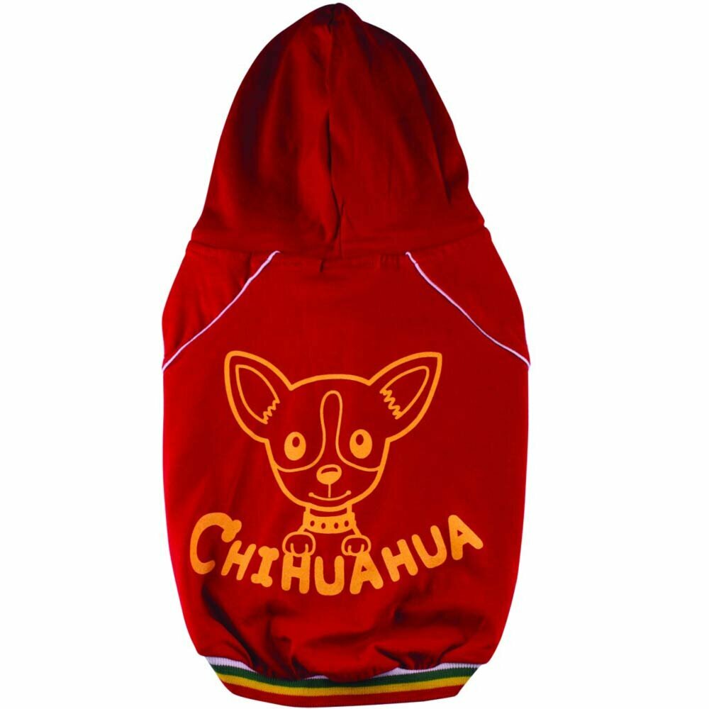 "Chihuahua" majica za pse majhne rasti - rdeča barva