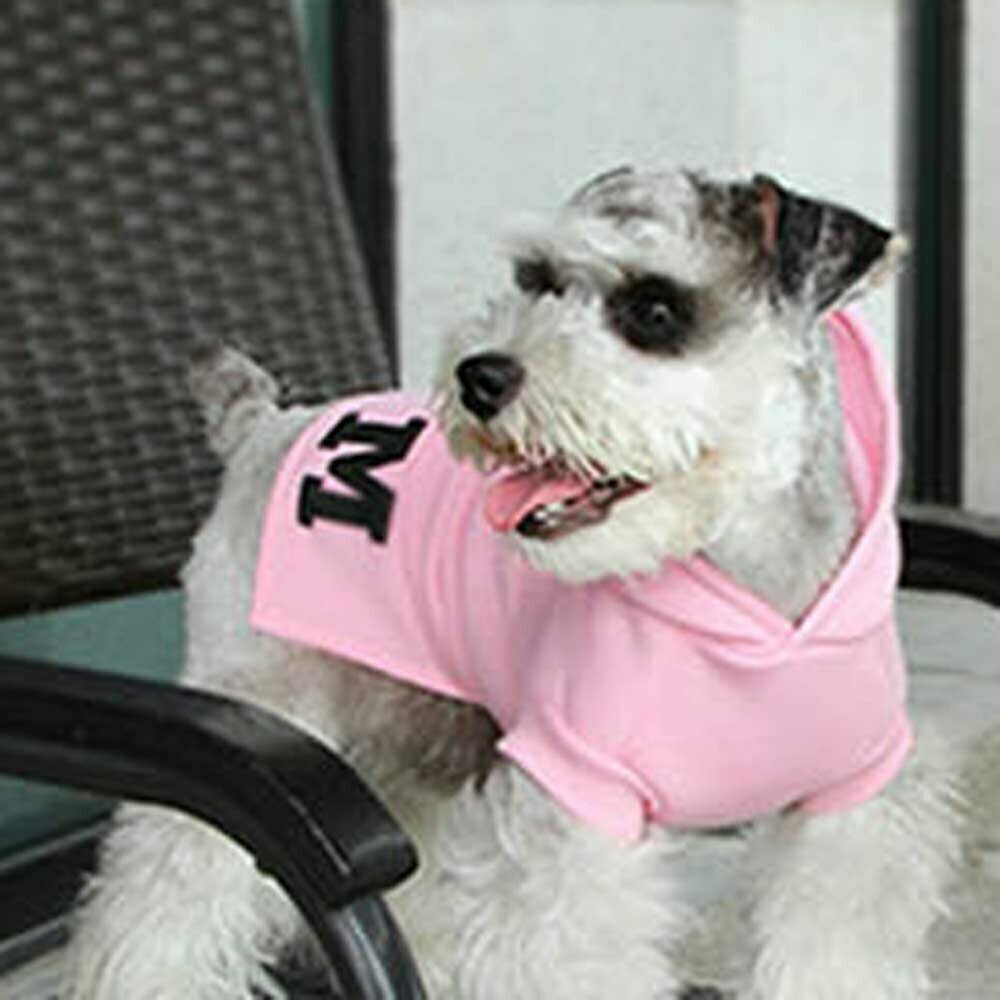 Pink pulover za pse "Modern" s podaljšanim krojem