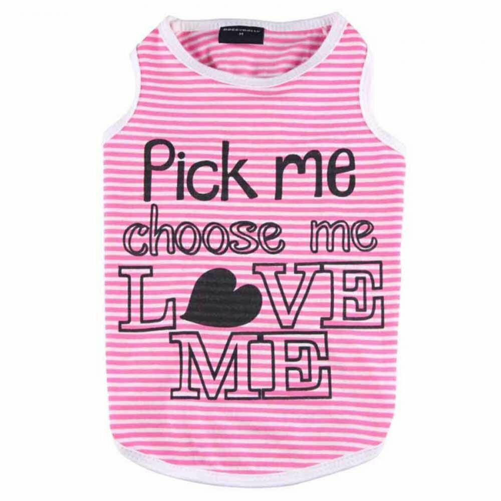 Majica brez rokavov "Pick Me" - črtast vzorec