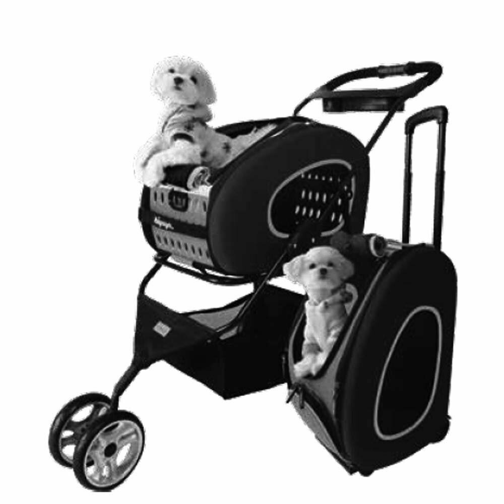 Moderni voziček za pse - multifunkcijska izvedba