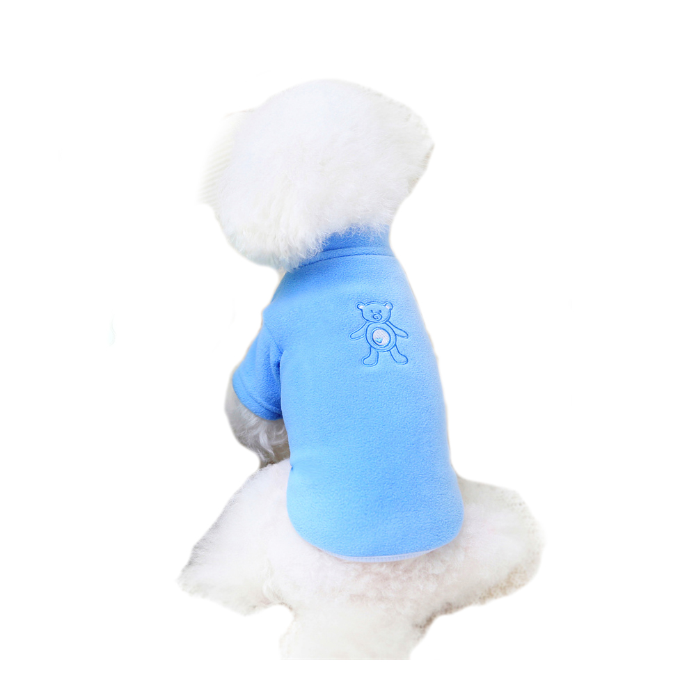 Zimski, topli pulover za pse "Teddy" - modra barva