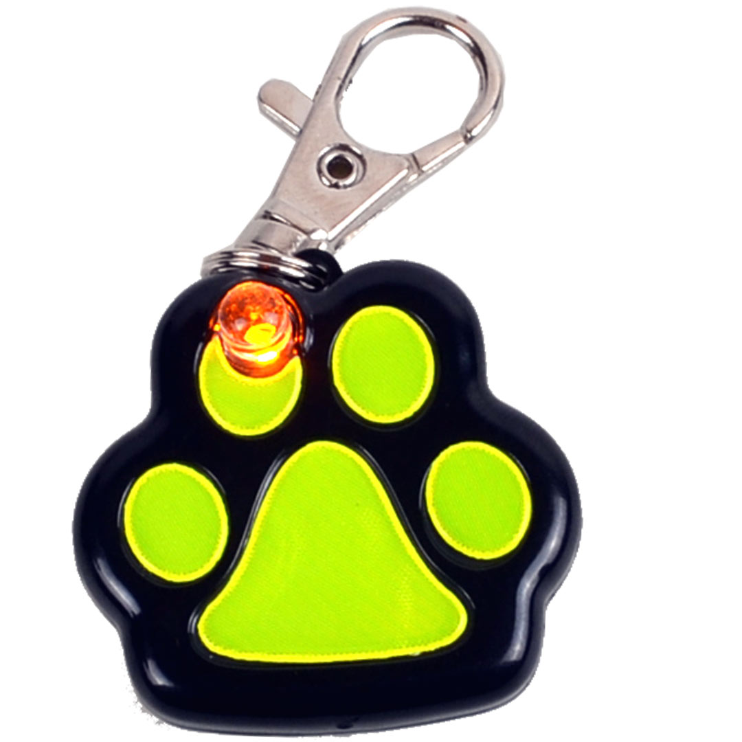 GogiPet odsevni obesek za psa z LED lučko je primeren za ovratnice, oprsnice in povodce