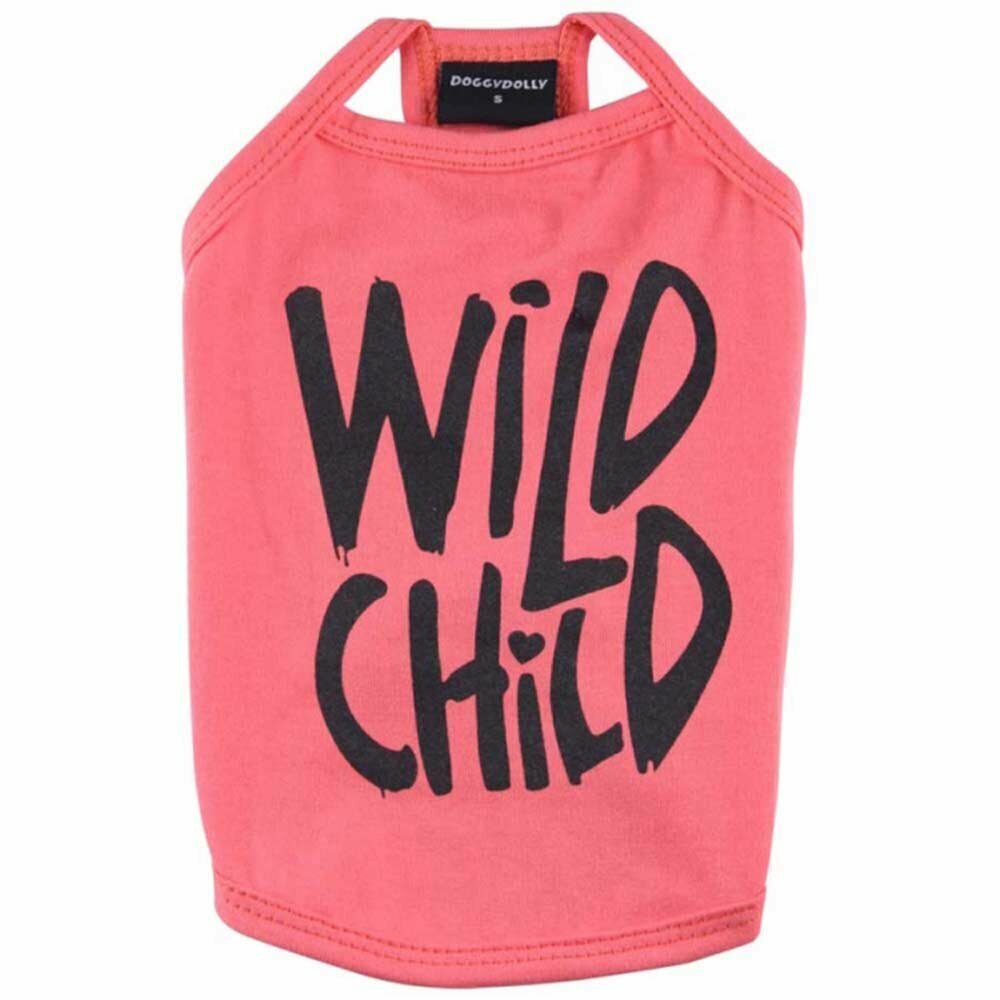 Majica brez rokavov "Wild Child" - oranžna barva