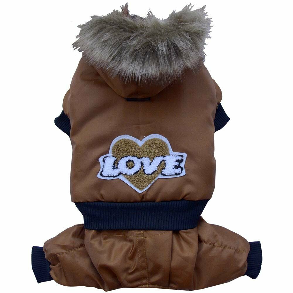 Zimska jakna s hkačami "Eskimo" - zimska oblačila DoggyDolly za pse -  model 4 na tačke
