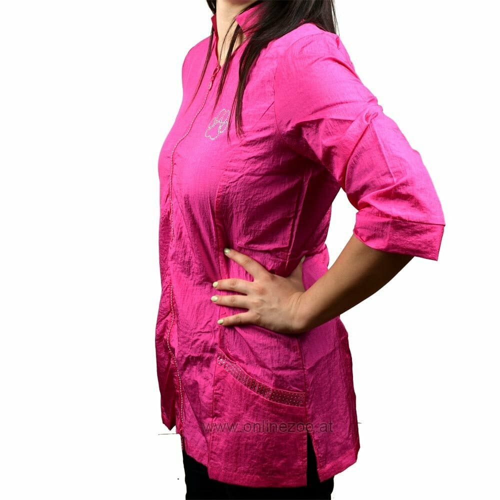 Udobna srajca za frizerje in negovalce psov "Aleria" - rožnata barva