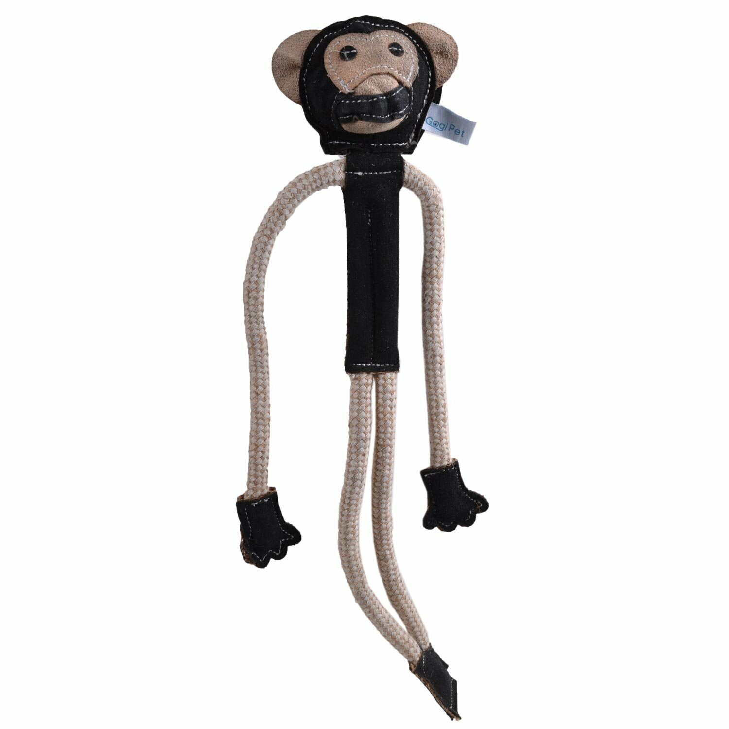 GogiPet® igrača za pse iz naravnih materialov "Črni šimpanz"