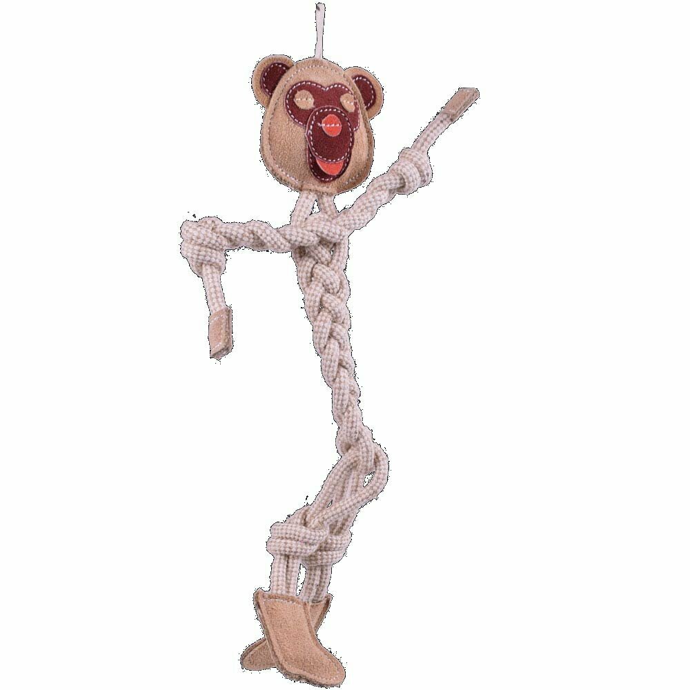GogiPet® igrača za pse iz naravnih materialov "Opica" - velikost 44 cm