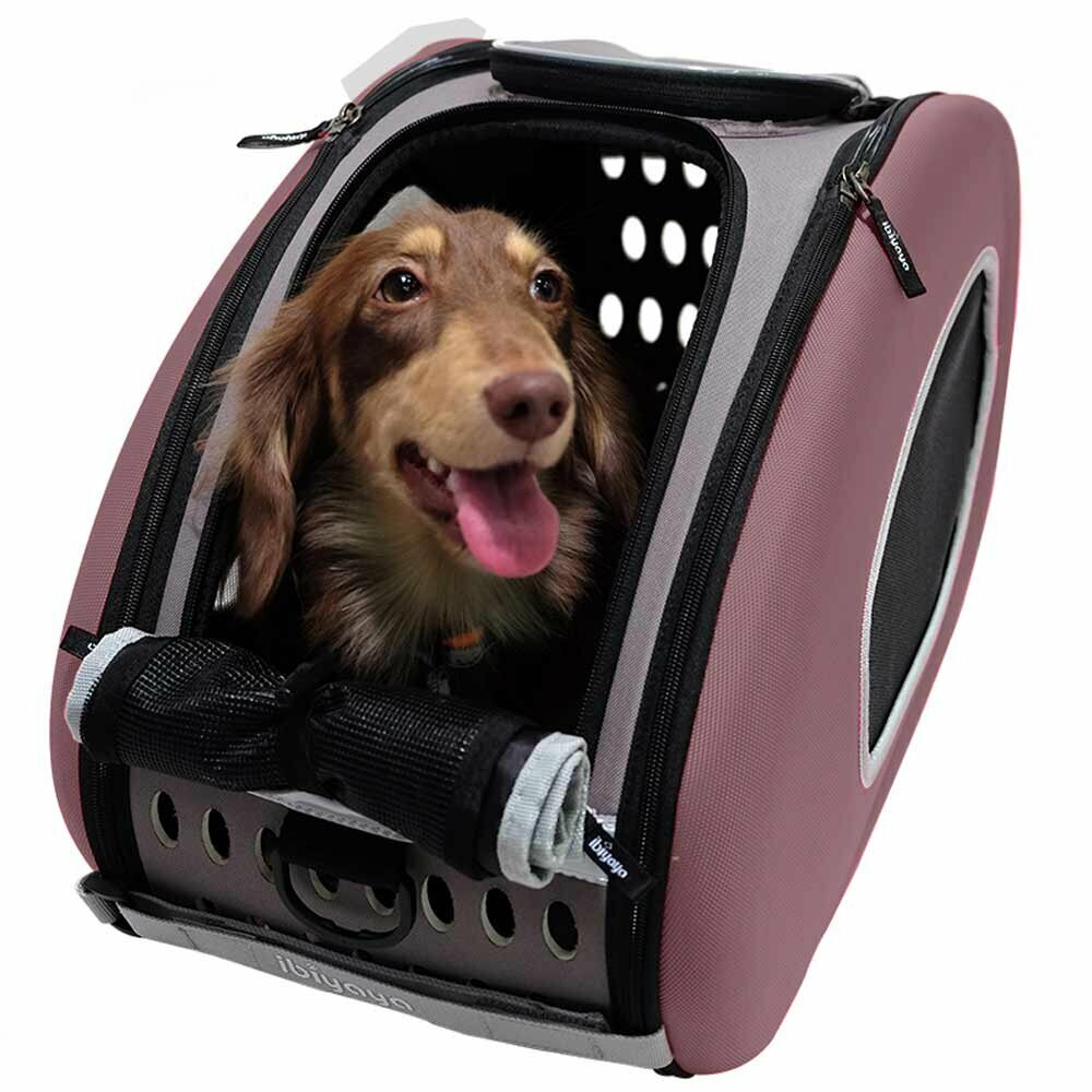 Multifunkcijska torba za pse 4 v 1 - torba, voziček, nahrbtnik in avto boks