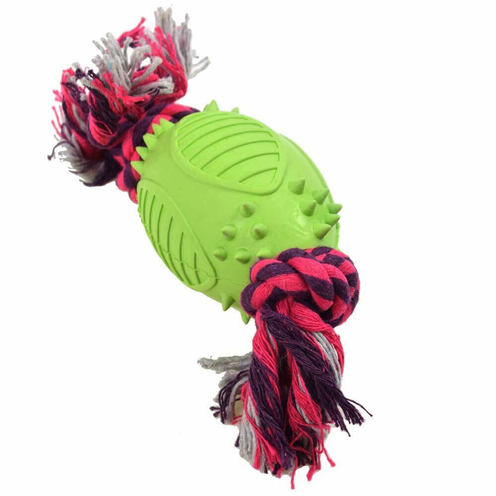 GogiPet zelena žoga - igrača za pse