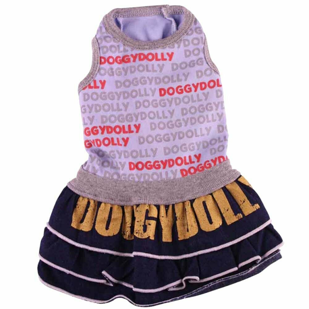 Jeans komplet za pasje dame Doggy Dolly - pink oblačila za pse