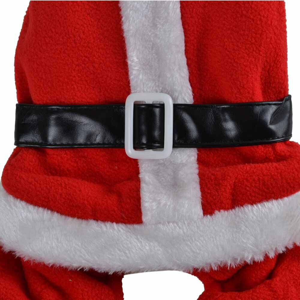 Okrasni plašč Santa Claus - božično novoletno oblačilo za psa