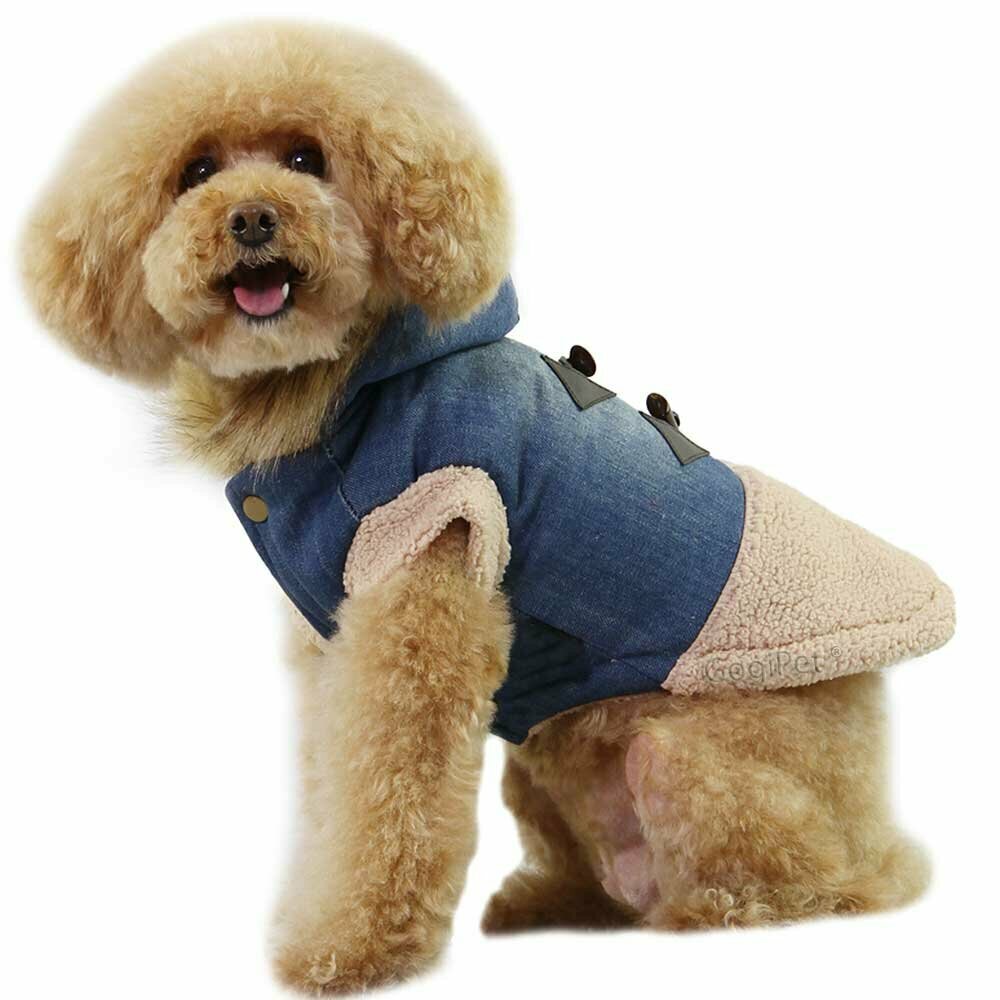 Udobno nošenje - Denim Jeans zimska jakna za pse