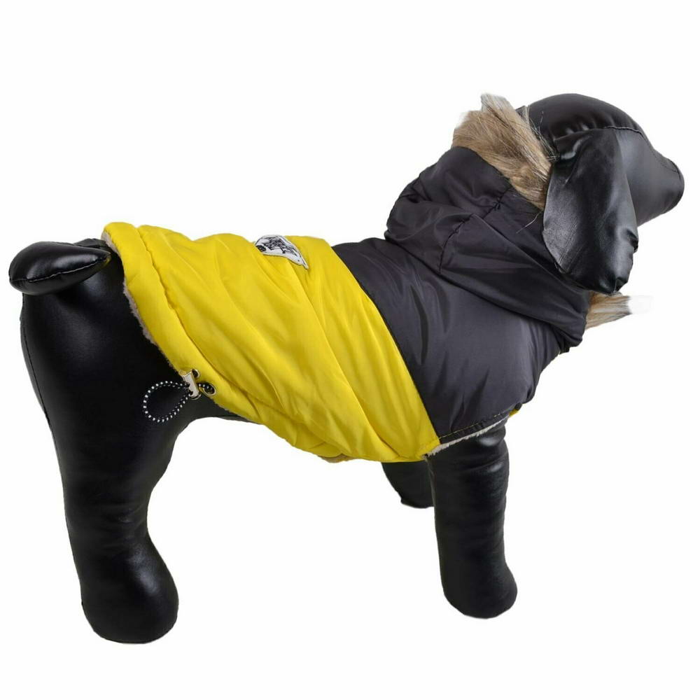 Zimsko oblačilo za psa "Giorgia" - rumena barva
