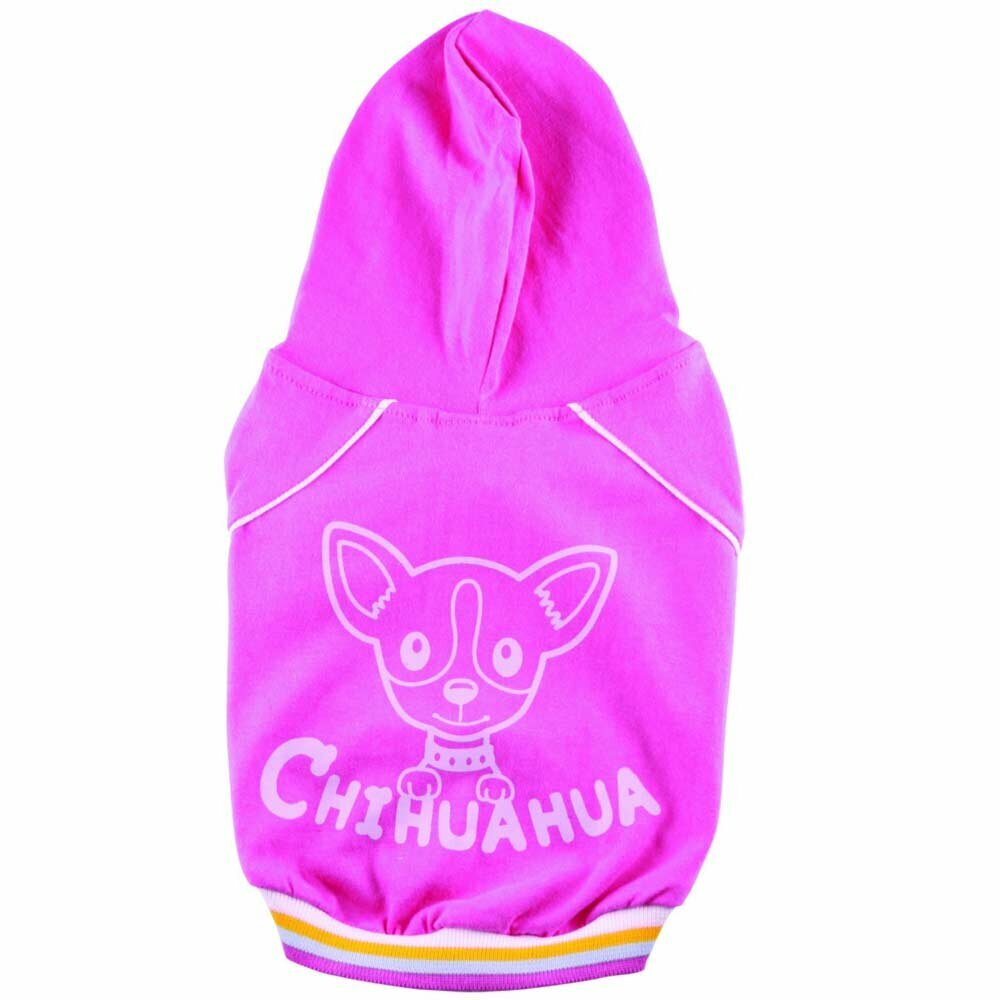 "Chihuahua" majica za pse majhne rasti - pink barva