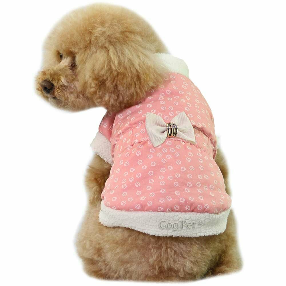 Zimska jakna za pse "Rožnata Rožca"