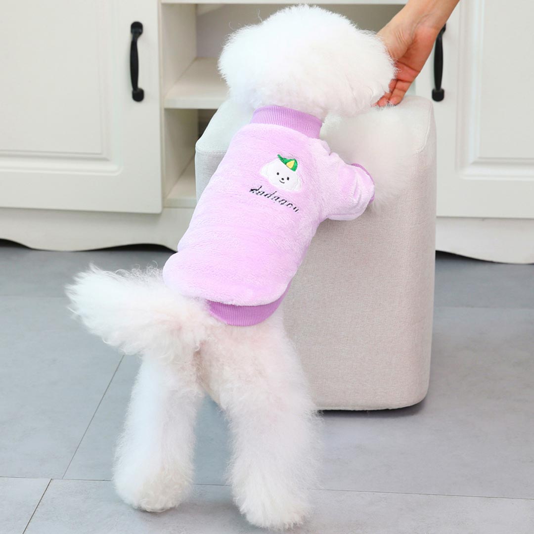 Pulover za psa - vijolična barva