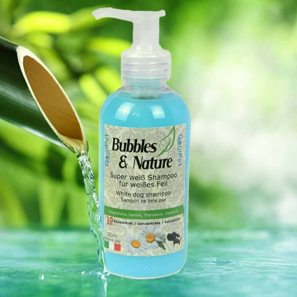 Naravni šampon za bele pse Bubbles & Nature